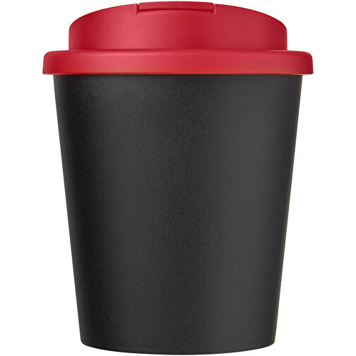 Americano® Espresso 250 Ml Isolierbecher Mit Auslaufsicherem Schraubverschluss , schwarz / rot, PP Kunststoff, 11,80cm (Höhe), Bild 3