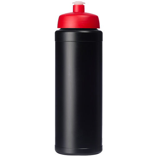 Baseline® Plus Grip 750 Ml Sportflasche Mit Sportdeckel , schwarz / rot, HDPE Kunststoff, PP Kunststoff, 23,60cm (Höhe), Bild 4