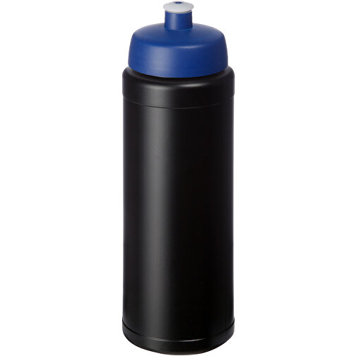 Baseline® Plus Grip 750 Ml Sportflasche Mit Sportdeckel , schwarz / blau, HDPE Kunststoff, PP Kunststoff, 23,60cm (Höhe), Bild 1