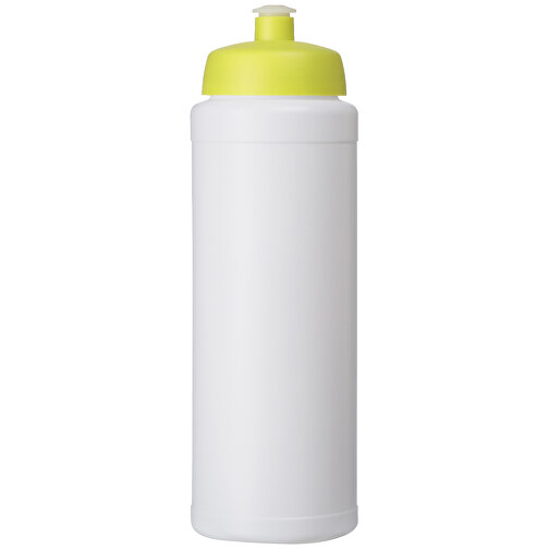 Baseline® Plus Grip 750 Ml Sportflasche Mit Sportdeckel , weiß / limone, HDPE Kunststoff, PP Kunststoff, 23,60cm (Höhe), Bild 4