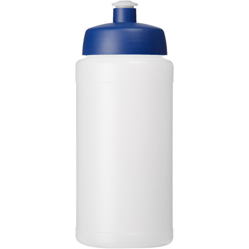 Baseline® Plus Grip 500 Ml Sportflasche Mit Sportdeckel , transparent / blau, HDPE Kunststoff, PP Kunststoff, 18,50cm (Höhe), Bild 3