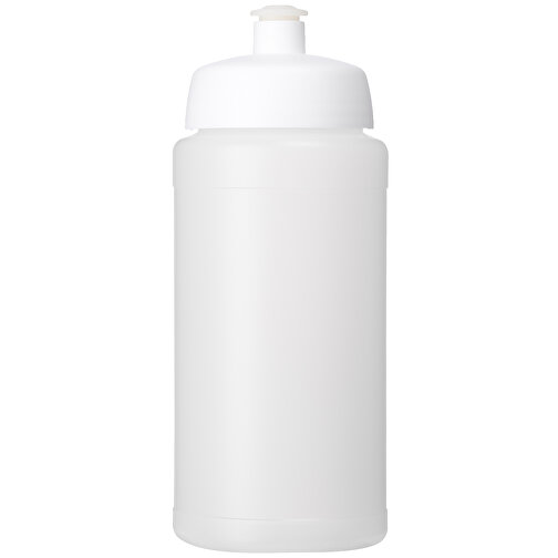 Baseline® Plus Grip 500 Ml Sportflasche Mit Sportdeckel , transparent / weiß, HDPE Kunststoff, PP Kunststoff, 18,50cm (Höhe), Bild 4