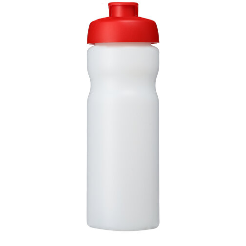 Baseline® Plus 650 Ml Sportflasche Mit Klappdeckel , transparent / rot, HDPE Kunststoff, PP Kunststoff, 22,30cm (Höhe), Bild 4