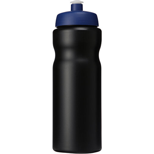 Baseline® Plus 650 Ml Sportflasche , schwarz / blau, HDPE Kunststoff, PP Kunststoff, 22,30cm (Höhe), Bild 3