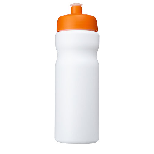 Baseline® Plus 650 Ml Sportflasche , weiß / orange, HDPE Kunststoff, PP Kunststoff, 22,30cm (Höhe), Bild 4