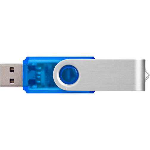 Rotate Transculent USB-Stick , blau MB , 4 GB , Kunststoff, Aluminium MB , 5,80cm x 1,90cm x 1,00cm (Länge x Höhe x Breite), Bild 7