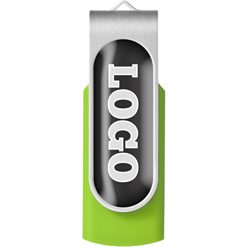 Rotate Doming USB-Stick , limone MB , 2 GB , Kunststoff, Aluminium MB , 5,80cm x 1,90cm x 1,00cm (Länge x Höhe x Breite), Bild 4