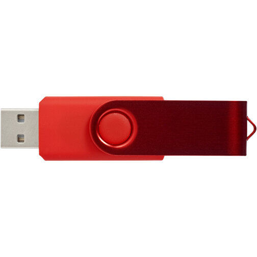 Rotate Metallic USB-Stick , dunkelrot MB , 32 GB , Kunststoff, Aluminium MB , 5,80cm x 1,90cm x 1,00cm (Länge x Höhe x Breite), Bild 3