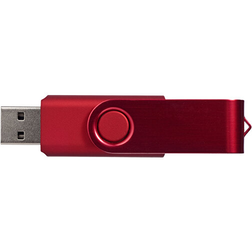 Rotate Metallic USB-Stick , rot MB , 16 GB , Kunststoff, Aluminium MB , 5,80cm x 1,90cm x 1,00cm (Länge x Höhe x Breite), Bild 3