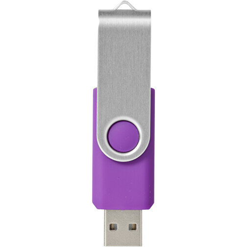 Rotate USB-Stick , lila MB , 4 GB , Kunststoff, Aluminium MB , 5,80cm x 1,90cm x 1,00cm (Länge x Höhe x Breite), Bild 3