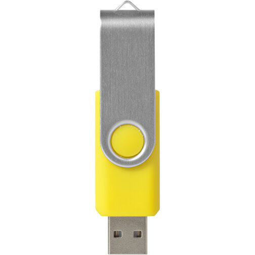 Rotate USB-Stick , gelb MB , 32 GB , Kunststoff, Aluminium MB , 5,80cm x 1,90cm x 1,00cm (Länge x Höhe x Breite), Bild 3