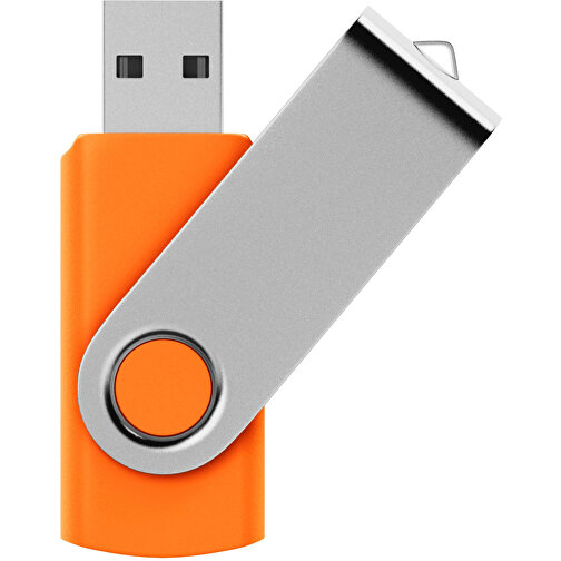 Rotate USB-Stick , orange MB , 16 GB , Kunststoff, Aluminium MB , 5,80cm x 1,90cm x 1,00cm (Länge x Höhe x Breite), Bild 1