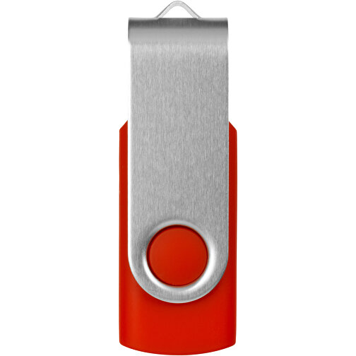 Rotate USB-Stick , mittelrot MB , 2 GB , Kunststoff, Aluminium MB , 5,80cm x 1,90cm x 1,00cm (Länge x Höhe x Breite), Bild 4
