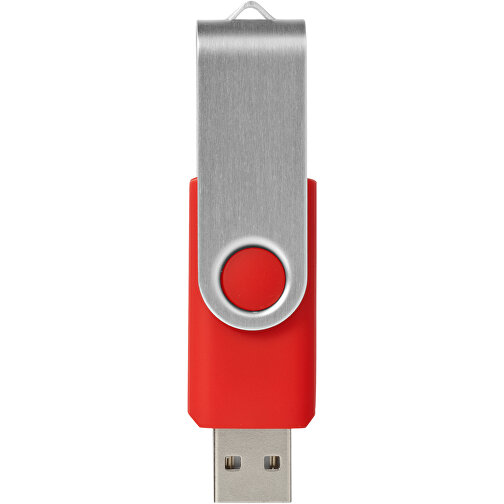 Rotate USB-Stick , hellrot MB , 16 GB , Kunststoff, Aluminium MB , 5,80cm x 1,90cm x 1,00cm (Länge x Höhe x Breite), Bild 3