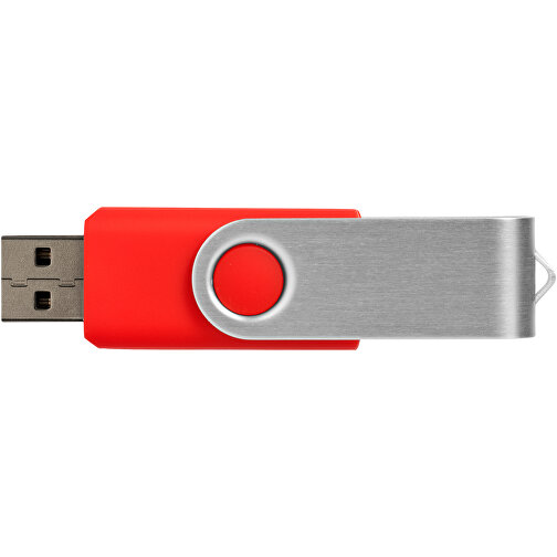 Rotate USB-Stick , hellrot MB , 4 GB , Kunststoff, Aluminium MB , 5,80cm x 1,90cm x 1,00cm (Länge x Höhe x Breite), Bild 6