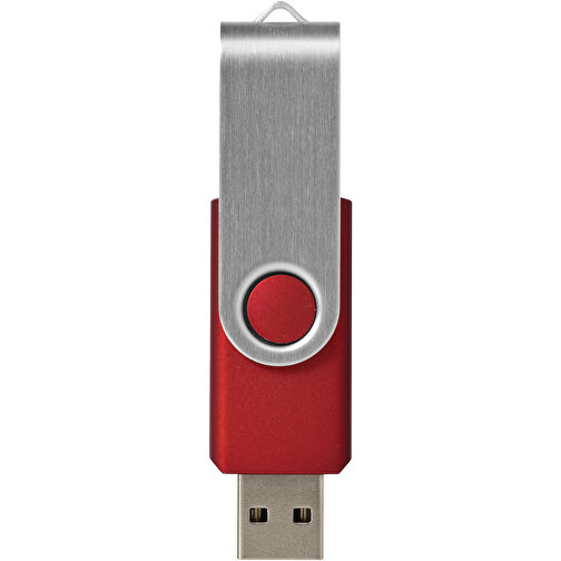 Rotate USB-Stick , rot MB , 16 GB , Kunststoff, Aluminium MB , 5,80cm x 1,90cm x 1,00cm (Länge x Höhe x Breite), Bild 3