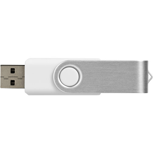Rotate USB-Stick , weiss MB , 8 GB , Kunststoff, Aluminium MB , 5,80cm x 1,90cm x 1,00cm (Länge x Höhe x Breite), Bild 4