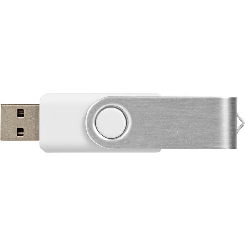 Rotate USB-Stick , weiss MB , 1 GB , Kunststoff, Aluminium MB , 5,80cm x 1,90cm x 1,00cm (Länge x Höhe x Breite), Bild 7