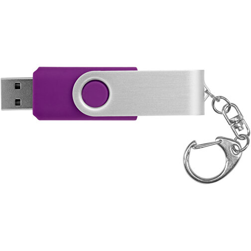 Rotate Mit Schlüsselanhänger USB-Stick , lila MB , 32 GB , Kunststoff, Aluminium MB , 5,80cm x 1,90cm x 1,00cm (Länge x Höhe x Breite), Bild 6