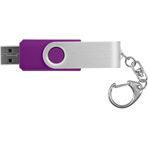 Rotate Mit Schlüsselanhänger USB-Stick , lila MB , 8 GB , Kunststoff, Aluminium MB , 5,80cm x 1,90cm x 1,00cm (Länge x Höhe x Breite), Bild 9