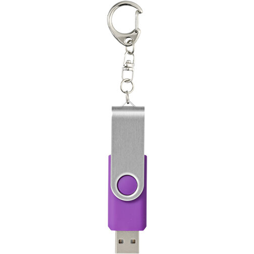 Rotate Mit Schlüsselanhänger USB-Stick , lila MB , 2 GB , Kunststoff, Aluminium MB , 5,80cm x 1,90cm x 1,00cm (Länge x Höhe x Breite), Bild 3