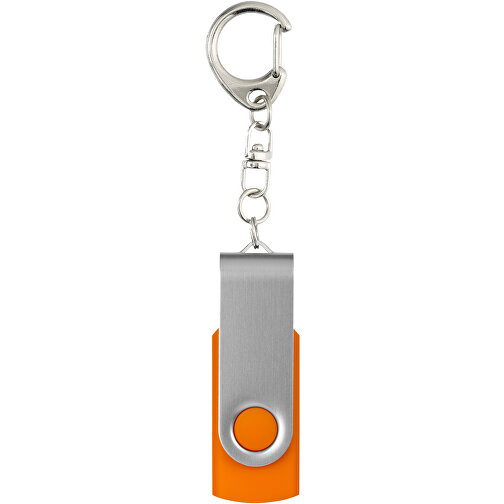 Rotate Mit Schlüsselanhänger USB-Stick , orange MB , 16 GB , Kunststoff, Aluminium MB , 5,80cm x 1,90cm x 1,00cm (Länge x Höhe x Breite), Bild 4