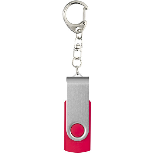 Rotate Mit Schlüsselanhänger USB-Stick , magenta MB , 8 GB , Kunststoff, Aluminium MB , 5,80cm x 1,90cm x 1,00cm (Länge x Höhe x Breite), Bild 5