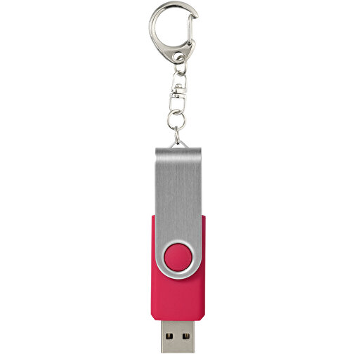 Rotate Mit Schlüsselanhänger USB-Stick , magenta MB , 2 GB , Kunststoff, Aluminium MB , 5,80cm x 1,90cm x 1,00cm (Länge x Höhe x Breite), Bild 3