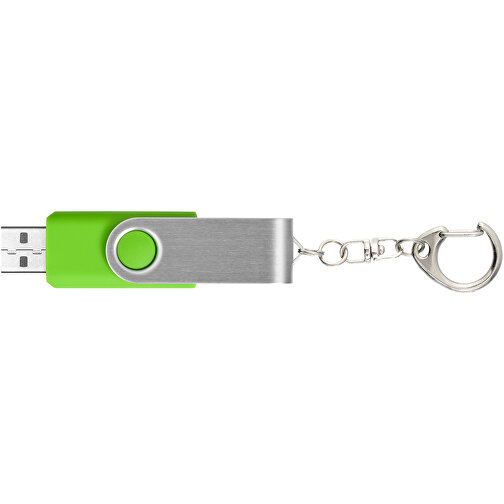 Rotate Mit Schlüsselanhänger USB-Stick , limone MB , 16 GB , Kunststoff, Aluminium MB , 5,80cm x 1,90cm x 1,00cm (Länge x Höhe x Breite), Bild 5