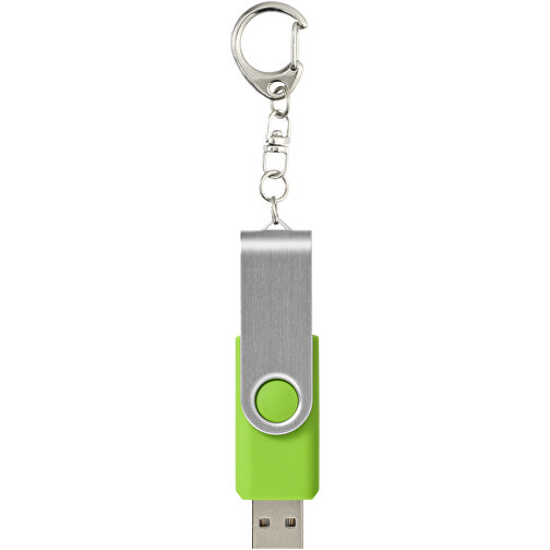 Rotate Mit Schlüsselanhänger USB-Stick , limone MB , 2 GB , Kunststoff, Aluminium MB , 5,80cm x 1,90cm x 1,00cm (Länge x Höhe x Breite), Bild 3