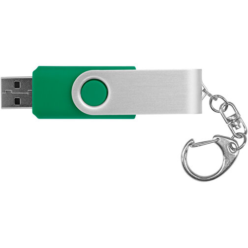Rotate Mit Schlüsselanhänger USB-Stick , grün MB , 8 GB , Kunststoff, Aluminium MB , 5,80cm x 1,90cm x 1,00cm (Länge x Höhe x Breite), Bild 6
