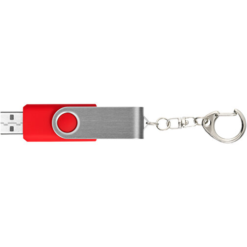 Rotate Mit Schlüsselanhänger USB-Stick , mittelrot MB , 32 GB , Kunststoff, Aluminium MB , 5,80cm x 1,90cm x 1,00cm (Länge x Höhe x Breite), Bild 9