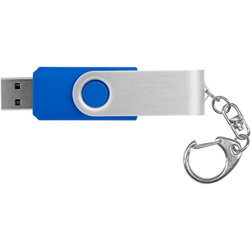 Rotate Mit Schlüsselanhänger USB-Stick , mittelblau MB , 2 GB , Kunststoff, Aluminium MB , 5,80cm x 1,90cm x 1,00cm (Länge x Höhe x Breite), Bild 7
