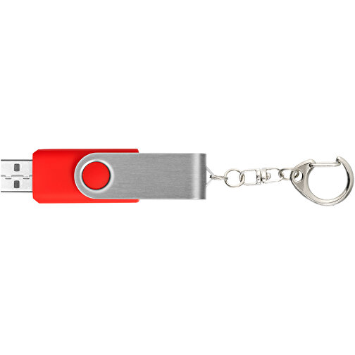 Rotate Mit Schlüsselanhänger USB-Stick , hellrot MB , 1 GB , Kunststoff, Aluminium MB , 5,80cm x 1,90cm x 1,00cm (Länge x Höhe x Breite), Bild 7