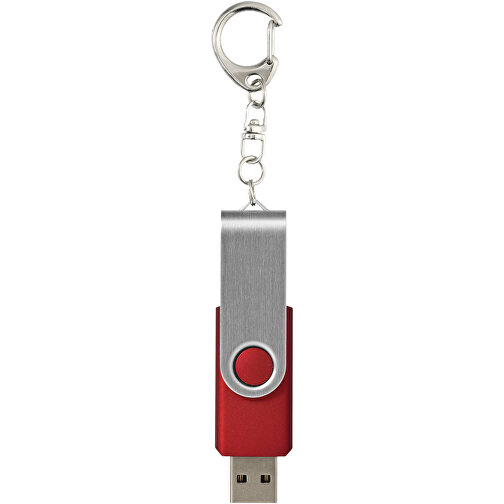 Rotate Mit Schlüsselanhänger USB-Stick , rot MB , 1 GB , Kunststoff, Aluminium MB , 5,80cm x 1,90cm x 1,00cm (Länge x Höhe x Breite), Bild 3