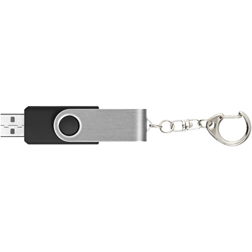 Rotate Mit Schlüsselanhänger USB-Stick , schwarz MB , 8 GB , Kunststoff, Aluminium MB , 5,80cm x 1,90cm x 1,00cm (Länge x Höhe x Breite), Bild 8