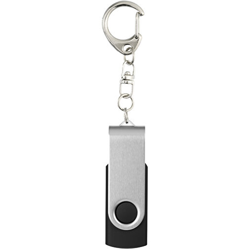 Rotate Mit Schlüsselanhänger USB-Stick , schwarz MB , 8 GB , Kunststoff, Aluminium MB , 5,80cm x 1,90cm x 1,00cm (Länge x Höhe x Breite), Bild 5