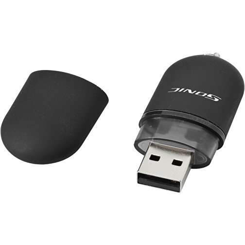 USB-Stick Business , schwarz MB , 32 GB , Kunststoff, Aluminium MB , 6,00cm x 2,40cm x 1,20cm (Länge x Höhe x Breite), Bild 2
