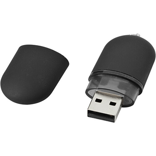 USB-Stick Business , schwarz MB , 16 GB , Kunststoff, Aluminium MB , 6,00cm x 2,40cm x 1,20cm (Länge x Höhe x Breite), Bild 1