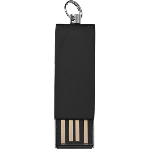 Mini Rotate USB-Stick , schwarz MB , 32 GB , Aluminium MB , 3,30cm x 1,60cm x 0,60cm (Länge x Höhe x Breite), Bild 3
