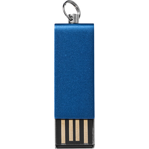 Mini Rotate USB-Stick , blau MB , 16 GB , Aluminium MB , 3,30cm x 1,60cm x 0,60cm (Länge x Höhe x Breite), Bild 3