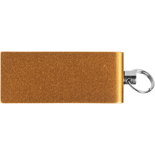 Mini Rotate USB-Stick 2.0 4 GB , gold MB , 4 GB , Aluminium MB , 3,30cm x 1,60cm x 0,60cm (Länge x Höhe x Breite), Bild 7