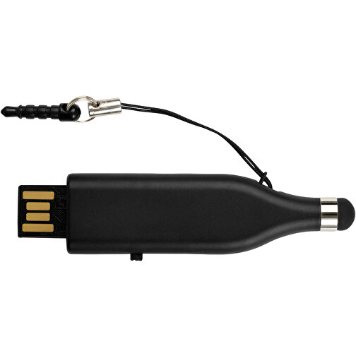 Stylus USB-Stick , schwarz MB , 16 GB , Kunststoff MB , 6,90cm x 2,00cm x 0,80cm (Länge x Höhe x Breite), Bild 3