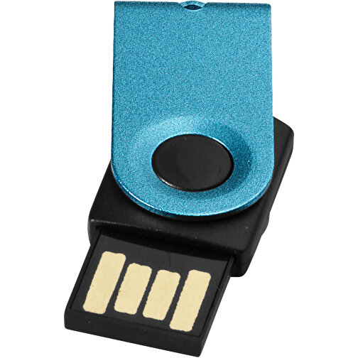 Mini USB-Stick , navy MB , 2 GB , Aluminium MB , 3,20cm x 1,60cm x 1,40cm (Länge x Höhe x Breite), Bild 1