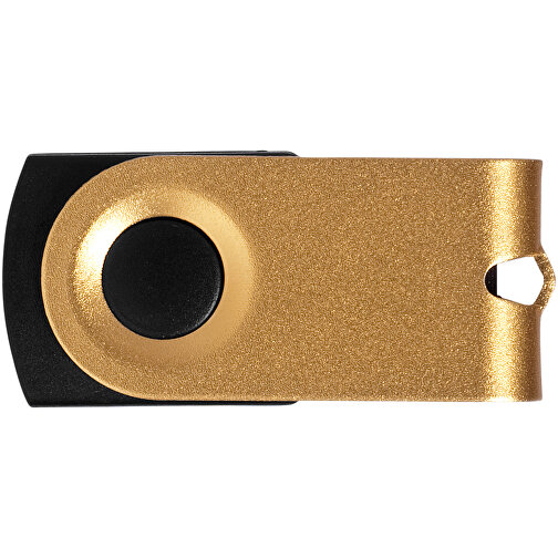 Mini USB-Stick , gold MB , 16 GB , Aluminium MB , 3,20cm x 1,60cm x 1,40cm (Länge x Höhe x Breite), Bild 6