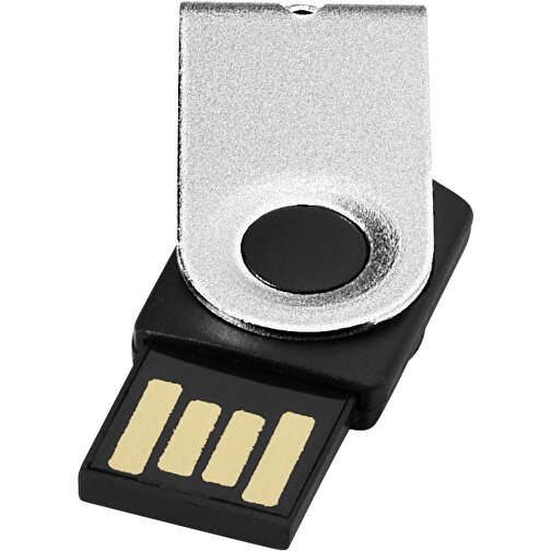 Mini USB-Stick , silber MB , 2 GB , Aluminium MB , 3,20cm x 1,60cm x 1,40cm (Länge x Höhe x Breite), Bild 1