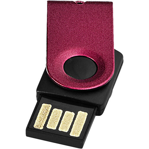 Mini USB-Stick , rot MB , 4 GB , Aluminium MB , 3,20cm x 1,60cm x 1,40cm (Länge x Höhe x Breite), Bild 1