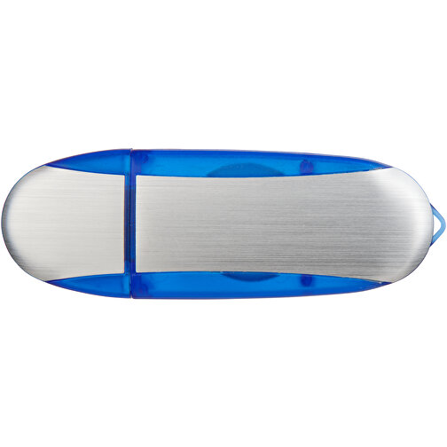Memo USB-Stick , dunkelblau / silber MB , 8 GB , Kunststoff, Aluminium MB , 6,00cm x 2,40cm x 1,20cm (Länge x Höhe x Breite), Bild 7