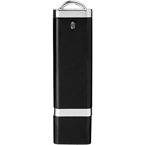 Flat USB-Stick , schwarz MB , 32 GB , Kunststoff MB , 7,40cm x 2,10cm x 0,70cm (Länge x Höhe x Breite), Bild 5