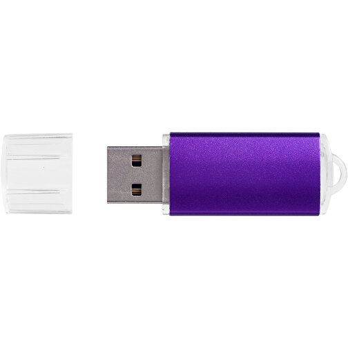 Silicon Valley USB-Stick , lila MB , 32 GB , Kunststoff, Aluminium MB , 5,30cm x 1,70cm x 0,80cm (Länge x Höhe x Breite), Bild 7